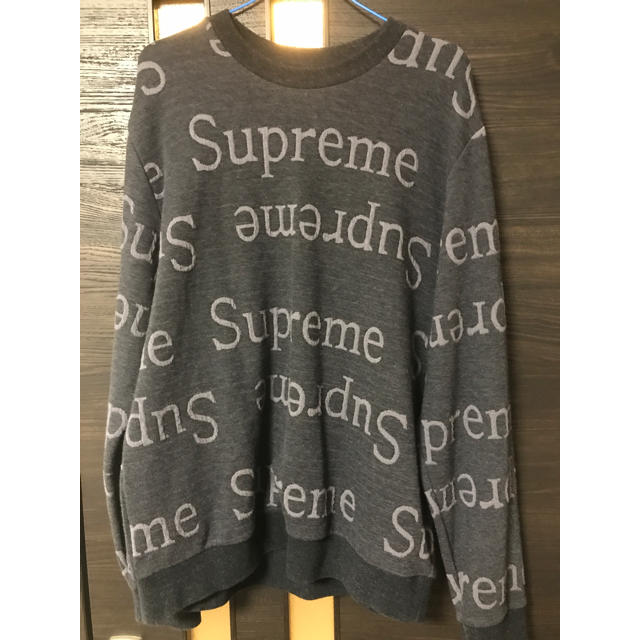 Supreme(シュプリーム)のSHOCK X様専用　supreme スウェット　黒　M メンズのトップス(スウェット)の商品写真