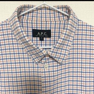 アーペーセー(A.P.C)のA.P.C  アーペーセー　チェック柄　ボタンダウン　シャツ　半袖(シャツ)