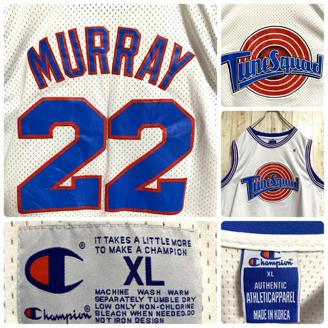 Champion(チャンピオン)の【超激レア】チャンピオン ルーニーテューンズ MURRAY ゲームシャツ 90s メンズのトップス(Tシャツ/カットソー(半袖/袖なし))の商品写真