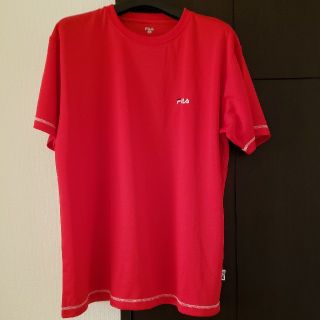 フィラ(FILA)の【週末お値下げ】未使用FILA　Tシャツ　L(Tシャツ/カットソー(半袖/袖なし))