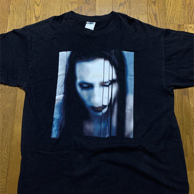 メンズスーパーレア VTG XL ©️1998 marilyn manson TEE