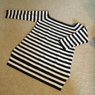 ザラ(ZARA)のZARA ボーダートップス(Tシャツ(長袖/七分))