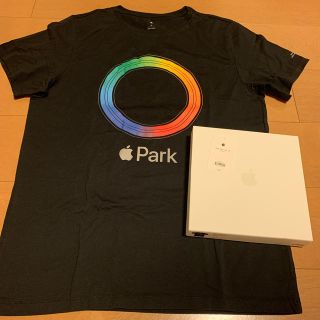 アップル(Apple)の【再値下げ】AppleTシャツ　ブラックM(Tシャツ/カットソー(半袖/袖なし))