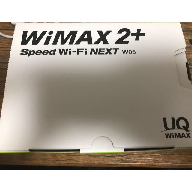 au(エーユー)のWiMAX 2+ W05 Speed Wi-Fi NEXT【ポケットWi-Fi】 スマホ/家電/カメラのPC/タブレット(PC周辺機器)の商品写真