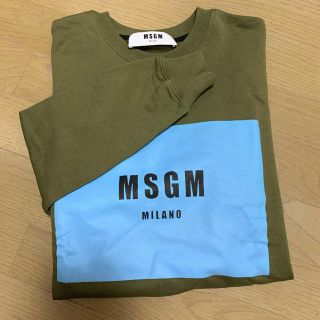 エムエスジイエム(MSGM)の新品未使用　MSGM  スウェット(トレーナー/スウェット)