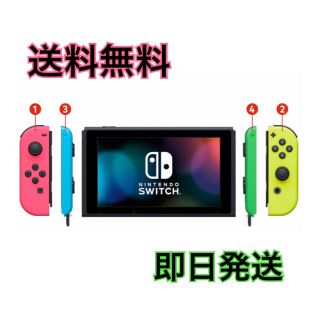 ニンテンドースイッチ(Nintendo Switch)の新品未使用 即日発送 送料無料 Nintendo Switch (家庭用ゲーム機本体)