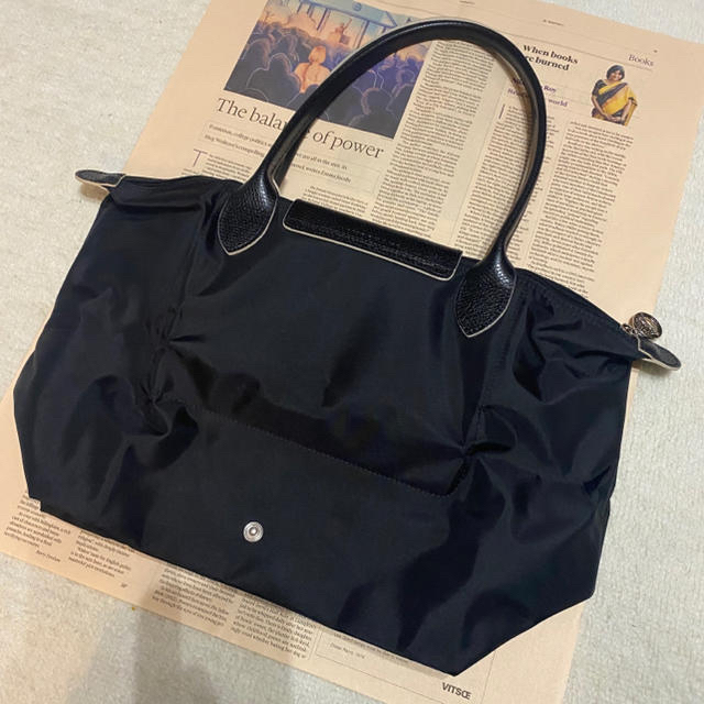 LONGCHAMP(ロンシャン)の【最終値下げ】Longchamp ロンシャン トートバック 肩掛け ブラック レディースのバッグ(トートバッグ)の商品写真