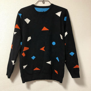 【希少】【美品】PECOCLUBペコクラブ　80s geometry knit