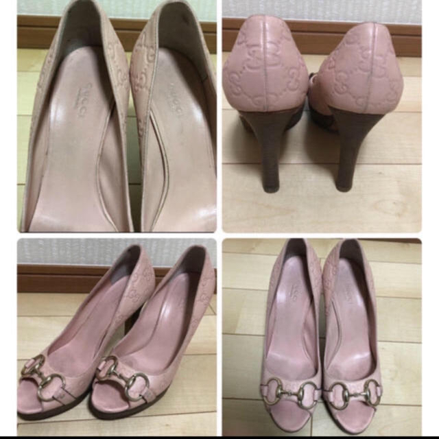 Gucci(グッチ)のGUCCI ハイヒール 36C  ピンク レディースの靴/シューズ(ハイヒール/パンプス)の商品写真