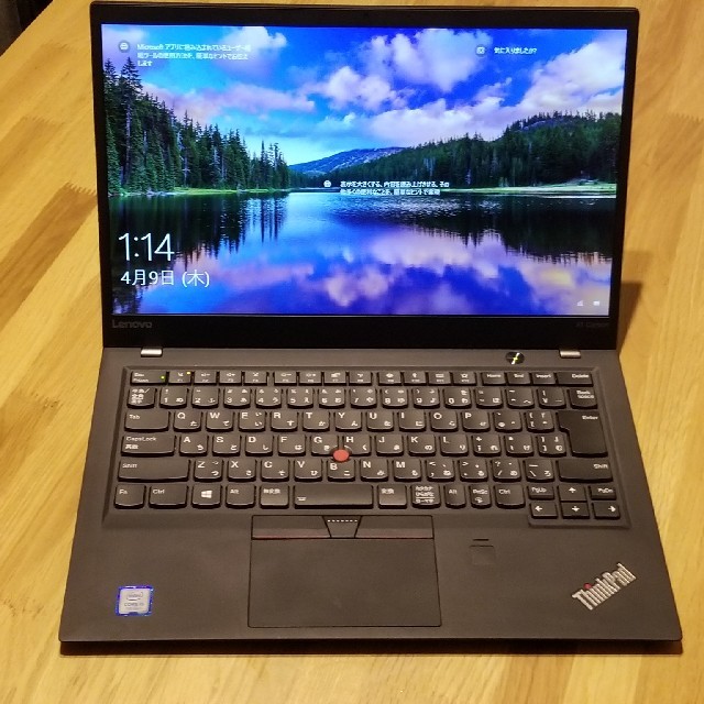 Thinkpad X1 Carbon 2017 5th i5内蔵バッテリ付属品