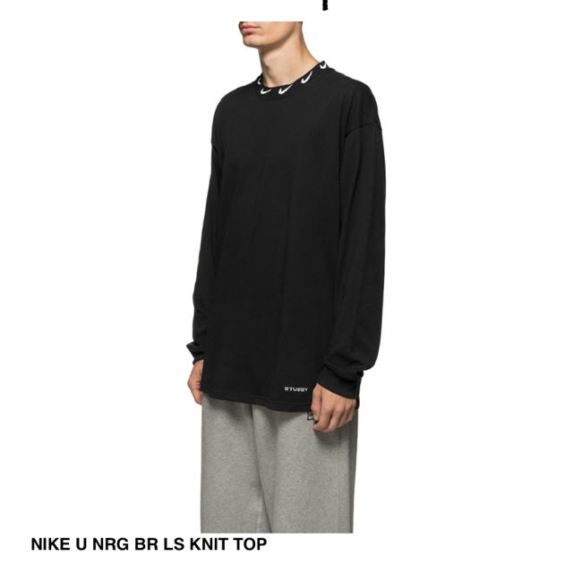 STUSSY(ステューシー)の値下げ　sttusy nike  LS KNIT TOP メンズのトップス(Tシャツ/カットソー(七分/長袖))の商品写真