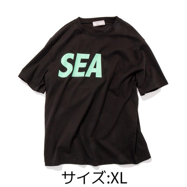 【GUESS×WIND AND SEA】OVERSIZE SS TEE 黒XL