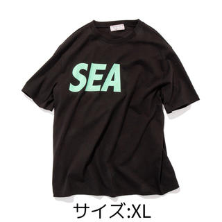 ゲス(GUESS)の【GUESS×WIND AND SEA】OVERSIZE SS TEE 黒XL(Tシャツ/カットソー(半袖/袖なし))