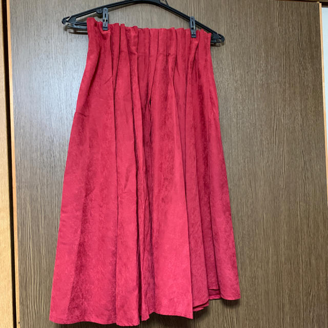 SPINNS(スピンズ)のワインレッド　ロングスカート　 レディースのスカート(ロングスカート)の商品写真