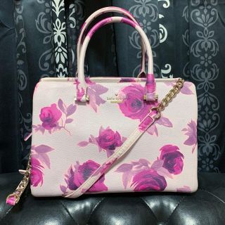 ケイトスペードニューヨーク(kate spade new york)のkate spade花柄バッグ(ハンドバッグ)