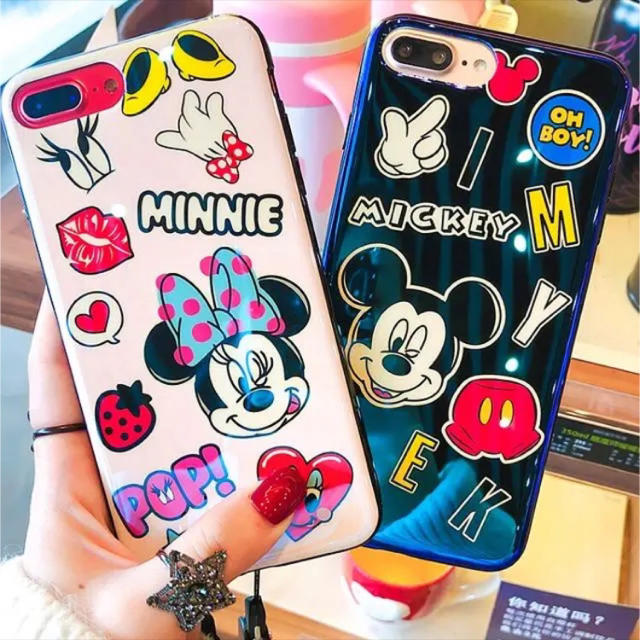 新品 艶々 mickey7プラス  minnie8 スマホ/家電/カメラのスマホアクセサリー(iPhoneケース)の商品写真