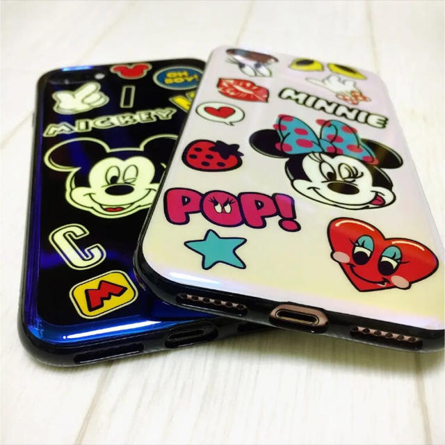 新品 艶々 mickey7プラス  minnie8 スマホ/家電/カメラのスマホアクセサリー(iPhoneケース)の商品写真