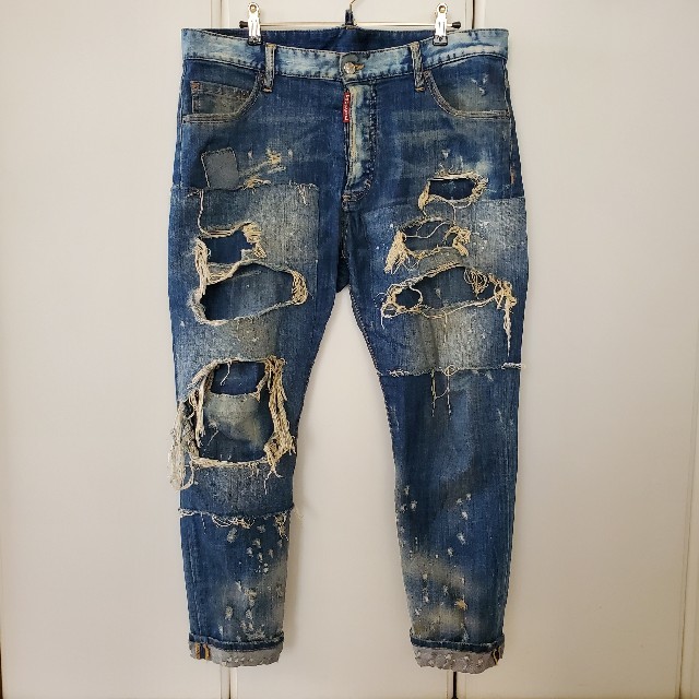 希少モデル　新品未使用 Dsquared2 80'S JEAN 44 クラッシュ