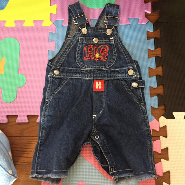 HYSTERIC MINI(ヒステリックミニ)のヒスミニ オーバーオール キッズ/ベビー/マタニティのキッズ服男の子用(90cm~)(パンツ/スパッツ)の商品写真