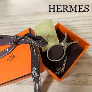 エルメス(Hermes)のエルメス  ジャポンタグあり　グローブ ホルダー　シルバー☆フォクシー(その他)