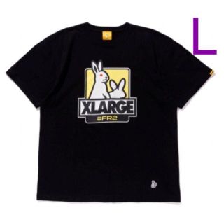 エクストララージ(XLARGE)の新品 FR2 XLARGE Tシャツ Lサイズ 黒 ブラック(Tシャツ/カットソー(半袖/袖なし))