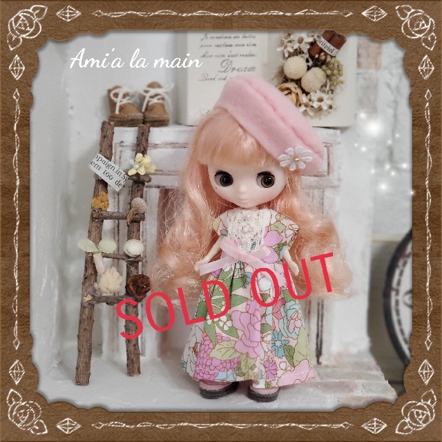 売上実績NO.1 春色ワンピースセット♡プチブライス♡アウトフィット