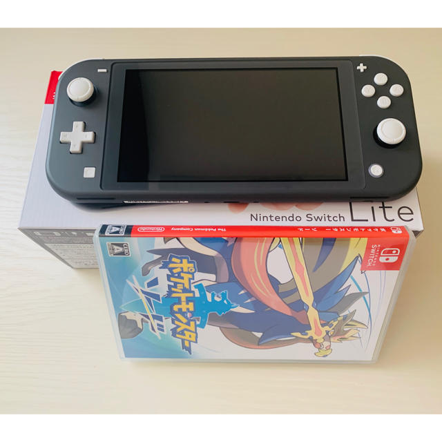 Nintendo Switch Liteグレー、ポケモン　ソード　セット