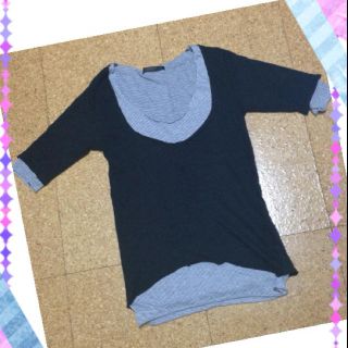 マウジー(moussy)のmussy☆重ね着風TOPS☆(カットソー(長袖/七分))