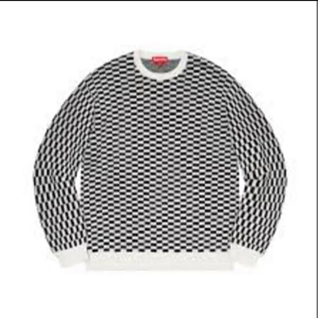 Supreme(シュプリーム)のキムタク私物着　Supreme Back Logo Sweater  Mサイズ メンズのトップス(ニット/セーター)の商品写真