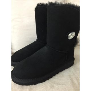 アグ(UGG)のUGGベイリーブリング ブラックUS5(ブーツ)