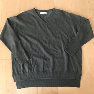 ユナイテッドアローズグリーンレーベルリラクシング(UNITED ARROWS green label relaxing)のgreen label カーキニット(ニット/セーター)