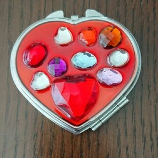 ハート型コンパクトミラー(ミラー)
