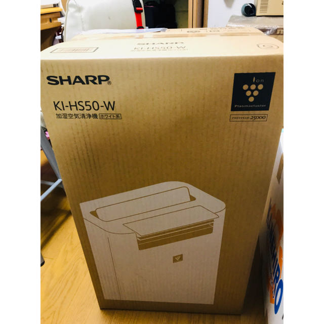 Sharp 加湿空気清浄機 KI- HS50-W