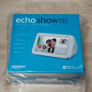 エコー(ECHO)の【新品未開封】echo show 5 ホワイト(スピーカー)