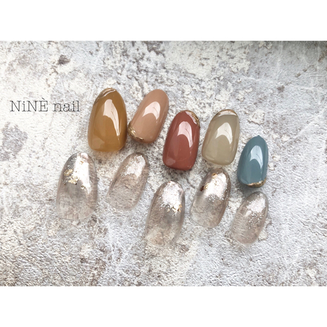 ニュアンスネイル ネイルチップ カラフルおしゃれワンカラー くすみカラーネイルの通販 By Nine Nail ラクマ