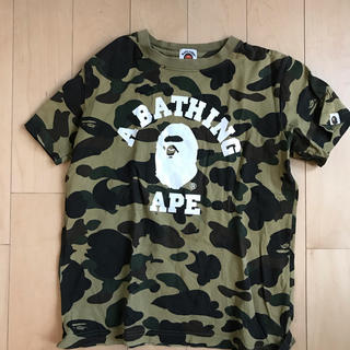 アベイシングエイプ(A BATHING APE)のBAPE KIDS ベイプカモ　Tシャツ　140サイズ(Tシャツ/カットソー)