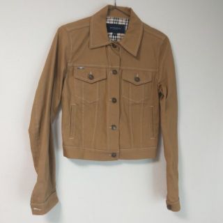 バーバリー(BURBERRY)の【美品】BURBERRY London ジャケット ベージュ(Gジャン/デニムジャケット)