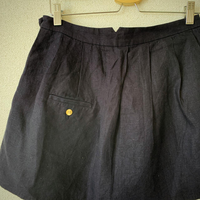 Ebonyivory(エボニーアイボリー)の値下げ　エボニーアイボリー　麻ミニスカート レディースのスカート(ミニスカート)の商品写真