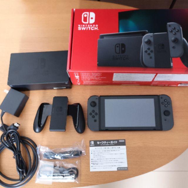 新型Nintendo Switch グレー本体 超美品