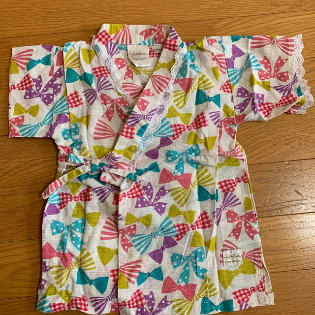 futafuta 女の子甚平　95㎝ キッズ/ベビー/マタニティのキッズ服女の子用(90cm~)(甚平/浴衣)の商品写真