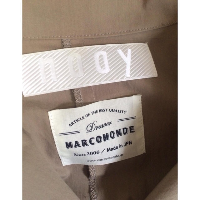 MARCOMONDE(マルコモンド)のnooy 開襟衿ワンピース レディースのワンピース(ひざ丈ワンピース)の商品写真