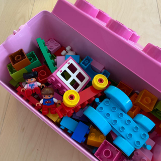 レゴ(Lego)の『値下げしました！』レゴ  デュプロ　ピンクのコンテナ　デラックス(積み木/ブロック)