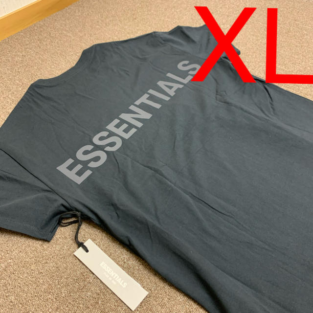 年末のプロモーション特価！ God Of Fear XL - GOD OF FEAR Essentials 黒 T-Shirt Boxy Tシャツ/カットソー(半袖/袖なし)