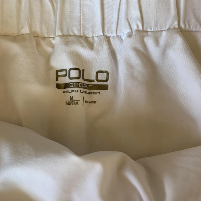POLO RALPH LAUREN(ポロラルフローレン)のPOLO 白パンツ スポーツ/アウトドアのトレーニング/エクササイズ(ウォーキング)の商品写真