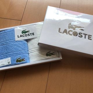 ラコステ(LACOSTE)のLACOSTE☆タオルハンカチ(ハンカチ/ポケットチーフ)