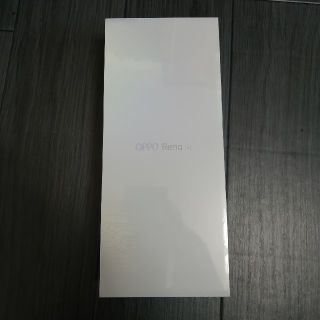 アンドロイド(ANDROID)の【新品未開封】OPPO Reno A 楽天限定版128GBモデル ブルー(スマートフォン本体)