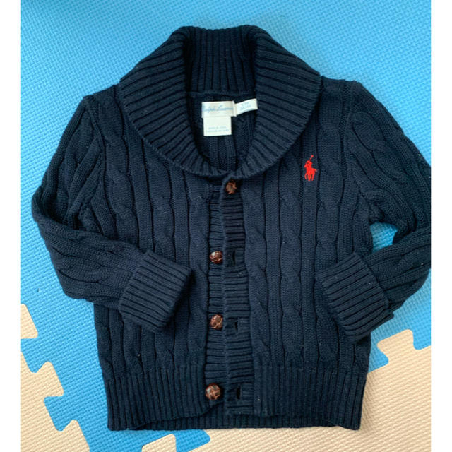 Ralph Lauren(ラルフローレン)のラルフローレン　ベビー　カーディガン　80 キッズ/ベビー/マタニティのベビー服(~85cm)(カーディガン/ボレロ)の商品写真