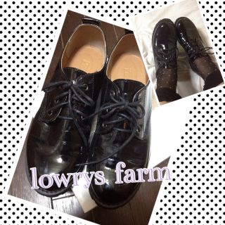 ローリーズファーム(LOWRYS FARM)のエナメルシューズ＊着画あり(ローファー/革靴)