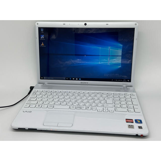Windows10 SONY VAIO ホワイト ノートパソコン オフィス無線LANWi-Fi