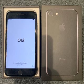 アイフォーン(iPhone)のiPhone7 Jet Black 128GB SIMフリー(スマートフォン本体)